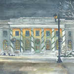 Pittsfield City Hall in Winter