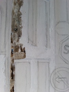 detail - pt on gesso