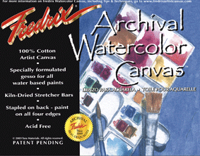 Can I use watercolor on a canvas? - Fredrix Watercolor Canvas 