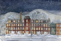 Clock Tower  in Winter